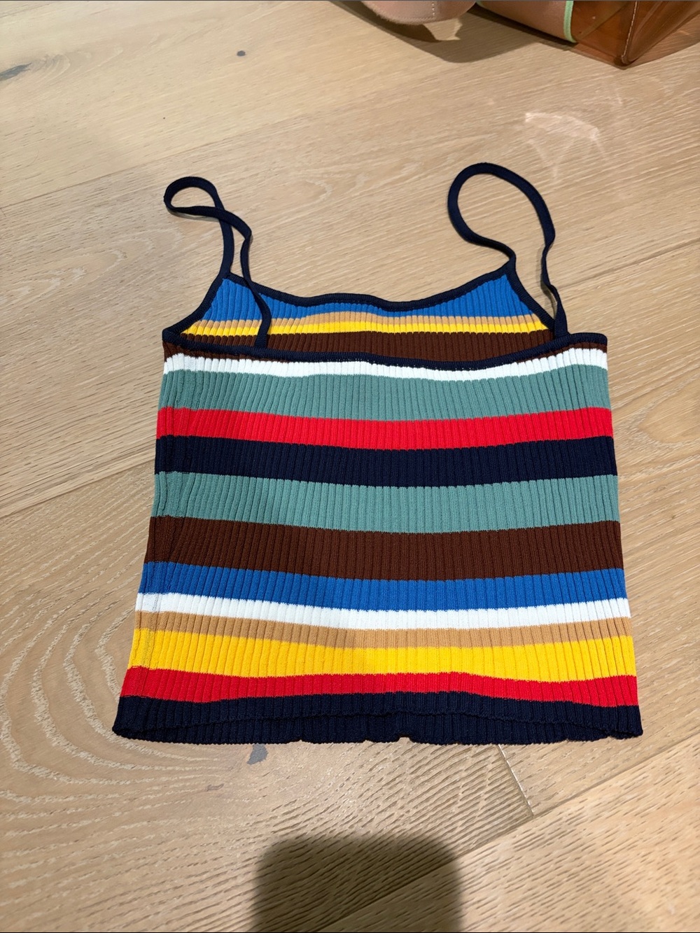 NWOT Staud Soleil Tank in Market Stripe Sz M - Picture 5 of 6